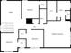 A detailed floor plan displays the layout of the upper level, highlighting bedroom sizes and closet locations at 281 Dovetree Dr, Danville, IN 46122