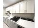 Bright laundry room featuring sleek white cabinetry, modern sink and Samsung washer and dryer for convenience at 3535 Merchmont Rd, Bargersville, IN 46106