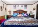 Comfortable bedroom with a large bed, decorative pillows, and bedside tables at 5010 S 550 W, Columbus, IN 47201