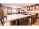 Modern kitchen featuring sleek countertops, stainless steel appliances, and ample cabinet space at 5010 S 550 W, Columbus, IN 47201