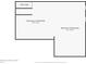 Layout of the basement with the dimensions of each room at 5520 N Woodside Ct, McCordsville, IN 46055