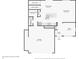 Layout of the house with the dimensions of each room at 5520 N Woodside Ct, McCordsville, IN 46055