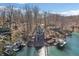 Beautiful waterfront home with a private dock offering stunning lake views and outdoor enjoyment at 6198 Grosbeak Dr, Nineveh, IN 46164