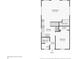 Detailed floor plan showcasing the layout of the living room, kitchen, bedroom, and bathroom on Floor 1 at 6198 Grosbeak Dr, Nineveh, IN 46164