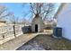 Features a shed in the backyard and an air conditioning unit, offering practicality and convenience at 7953 Forest Park Dr, Indianapolis, IN 46217