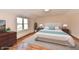 Cozy bedroom with natural light, hardwood floors, and tasteful decor at 7953 Forest Park Dr, Indianapolis, IN 46217