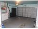 Spacious garage interior with a water heater and a washer and dryer setup at 8137 S Delaware St, Indianapolis, IN 46227