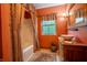 Cozy bathroom with a tub and shower, offering a unique vanity, stylish decor and natural light at 8510 N Park Ave, Indianapolis, IN 46240