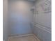 Storage closet with metal racking for organizing clothes, shoes, and accessories at 10966 W State Road 142, Quincy, IN 47456