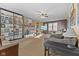 Inviting living room featuring a brick fireplace and comfortable seating at 1146 Mount Vernon Dr, Greenwood, IN 46142