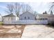 Backyard with garage and fencing at 1622 N Linwood Ave, Indianapolis, IN 46218