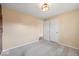 This is a spacious bedroom with an open entry to the bathroom and two closets at 1721 Rachel Dr, Plainfield, IN 46168