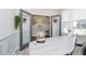 Well-lit office showcasing a neutral palette, a view into the hallway, and elegant decor elements at 19966 Chatham Green Dr, Westfield, IN 46074