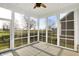 Beautiful sunroom with multiple windows offering panoramic views of the property at 2199 Somerset Dr, Franklin, IN 46131