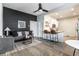 Cozy living room with modern decor, wood floors, and an open floor plan at 3732 N Kenwood Ave, Indianapolis, IN 46208