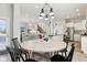 Open-concept dining area seamlessly connected to the kitchen and living room, perfect for entertaining at 5944 Aldridge Dr, Whitestown, IN 46075
