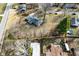 Aerial view of property boundaries, showcasing the large lot, nearby streets, and surroundings at 616 Gibbs Ct, Plainfield, IN 46168