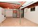 The unfinished basement is spacious with white walls and exposed utilities at 616 Gibbs Ct, Plainfield, IN 46168
