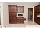 Well-equipped kitchen with ample cabinetry, modern appliances, and a microwave for easy meal preparation at 616 Gibbs Ct, Plainfield, IN 46168