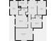 Layout features open kitchen, living room, and multiple bedrooms, offering a functional design with clearly labeled measurements at 6616 W Thompson Rd, Indianapolis, IN 46241
