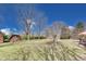 The backyard features a shed and plenty of green space for outdoor activities and relaxation at 7152 Sandalwood Dr, Avon, IN 46123
