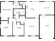 Detailed floor plan showcasing the layout of a three-bedroom house at 10225 Bayton Ct, Indianapolis, IN 46229