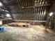 Large barn interior featuring wood flooring, exposed beams, and plenty of open space at 10624 N 200 W, Alexandria, IN 46001
