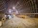The expansive interior of a barn, showcasing its wooden frame and rustic charm at 10624 N 200 W, Alexandria, IN 46001
