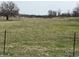 Expansive grassy land with mature trees, fenced border and a clear view of the horizon at 10624 N 200 W, Alexandria, IN 46001