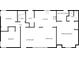 Detailed floor plan showcasing the layout of bedrooms, bathrooms, kitchen, and living spaces at 110 Pleasant Run Dr, Markleville, IN 46056