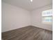 Bedroom with hardwood floors and a window offering natural light at 1265 Fleming Dr, Greenfield, IN 46140