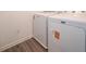 Bright laundry room featuring white Maytag washer and dryer on durable flooring at 1265 Fleming Dr, Greenfield, IN 46140