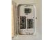 Close-up of the electrical panel at 2207 E Dudley Ave, Indianapolis, IN 46227
