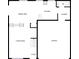 Downstairs floor plan showcasing a living room, dining area, kitchen, laundry, foyer, and garage at 2257 Grand Fir Dr, Greenwood, IN 46143