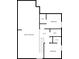 A detailed floor plan featuring bedrooms with walk-in closets and an open design to the lower level at 2432 N Talbott St, Indianapolis, IN 46205