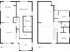 Two-story floor plans showcase well-placed bedrooms, large open kitchen, and living spaces for comfortable living at 2432 N Talbott St, Indianapolis, IN 46205