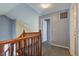 Second floor hallway featuring access to multiple rooms at 2432 N Talbott St, Indianapolis, IN 46205