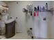 Functional utility room with water heater, filtration system, and shelving for supplies at 2432 N Talbott St, Indianapolis, IN 46205