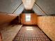 Attic space with finished plywood and vaulted ceiling at 3120 Central Ave, Anderson, IN 46016