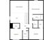 Upstairs floor plan featuring primary bedroom with bath and walk-in closets, plus loft and hall at 3951 Narrowleaf Ct, Indianapolis, IN 46235