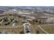 Aerial view showcasing the property's layout with generous land, shed and surrounding area at 5529 W Mccord Rd, McCordsville, IN 46055