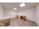 Finished basement features flexible space, with wood-look flooring and good lighting at 563 E Greencastle Rd, Mooresville, IN 46158
