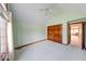 Bright bedroom with vaulted ceiling, double closets and access to the bathroom at 563 E Greencastle Rd, Mooresville, IN 46158