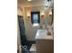 Elegant bathroom with marble countertops, designer fixtures, and a luxurious shower space at 5951 W St Rd 32 W, Anderson, IN 46011