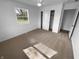 Comfortable bedroom features neutral carpet and an updated closet at 6512 Buttonwood Dr, Noblesville, IN 46062
