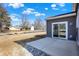 The new patio is ready for entertaining or relaxing in your spacious backyard at 7152 Jackson Dr, Cumberland, IN 46229