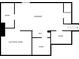 Basement plan includes a large room, storage, a room with electrical equipment and stairwell access at 8507 Palm Ct, Indianapolis, IN 46219