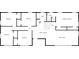 Detailed floorplan showcasing bedrooms, bathrooms, and living spaces for easy visualization of the home's layout at 8507 Palm Ct, Indianapolis, IN 46219