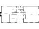 Layout includes kitchen, dining, living areas, garage, and foyer with hallways, pantry, and laundry room at 8507 Palm Ct, Indianapolis, IN 46219