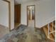 Foyer featuring slate tile flooring and staircase at 8507 Palm Ct, Indianapolis, IN 46219